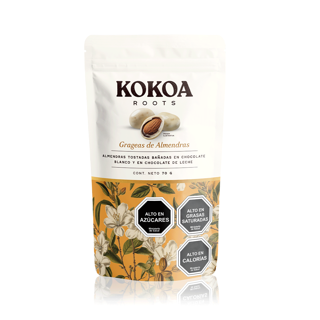 Grageas de Almendras en Chocolate blanco y leche 70 g